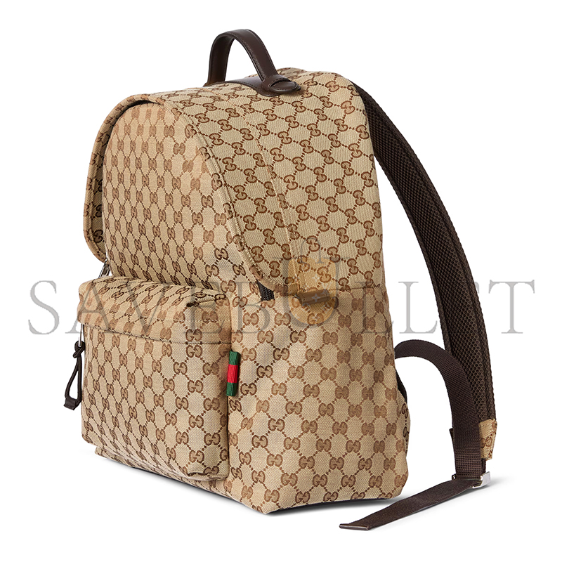 GUCCI MEDIUM GG BACKPACK WITH WEB 824624 (42*36*21cm) GUCCI MEDIUM GG BACKPACK WITH WEB 824624 (42*36*21cm)
